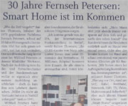 Presseartikel - 30 Jahre Fernseh Petersen