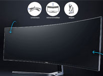 Samsung Monitor Ergonomie